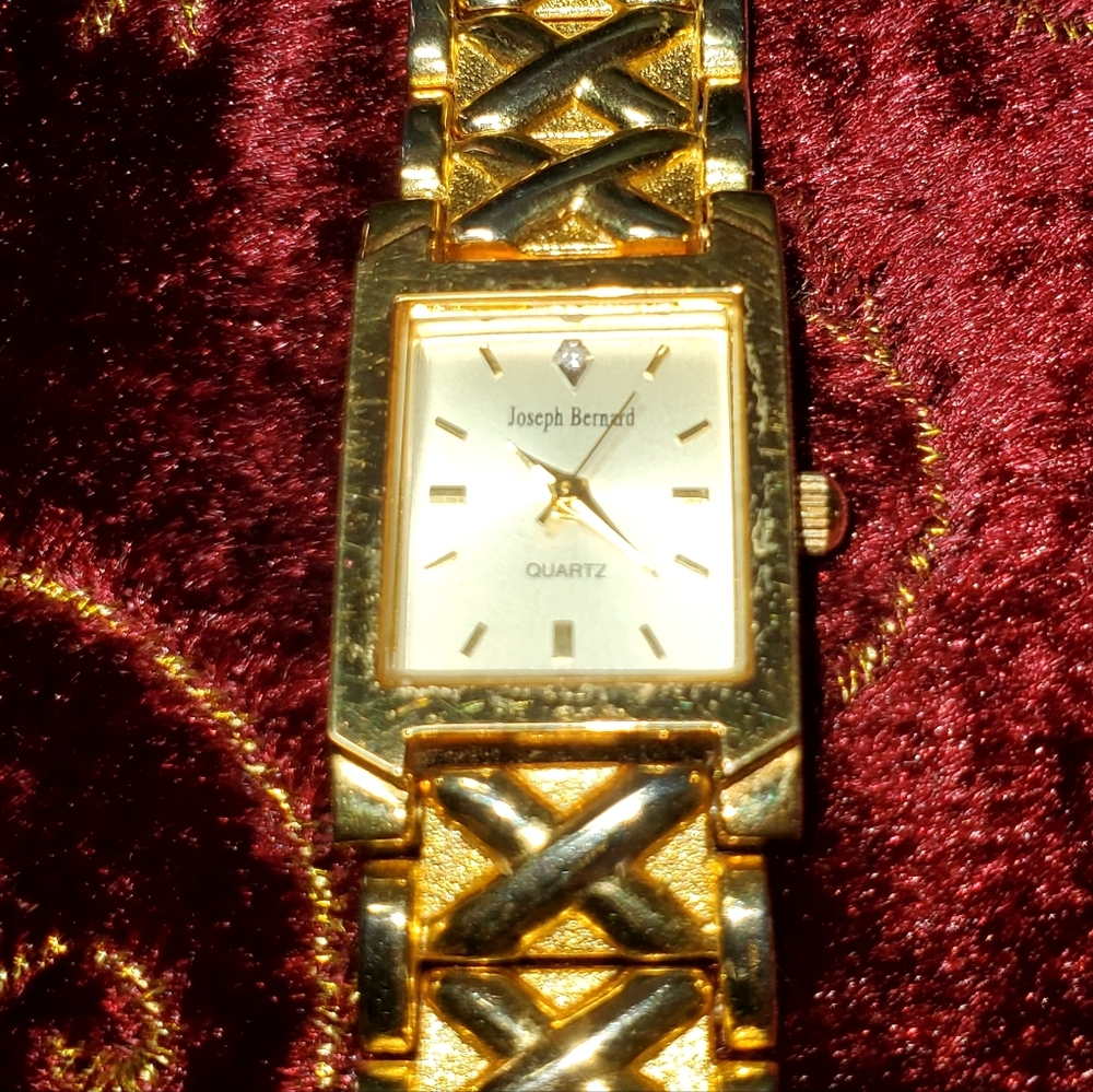 Gold Stainless Steel Watch